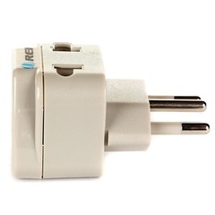 US to Brazil Plug Adapter – Type N Travel Adapter for Brazil – Universal 2 in…