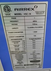 1.2 Airrex HSC-14 Portable Commercial Industrial AIR CONDITIONER & HEATER 115v