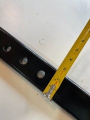 18″ Box Blade Scarifier Shank w/ Point – four 5/8″ holes