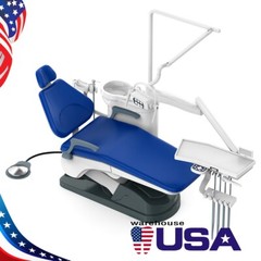 TUOJIAN Dental Unit Chair Computer Controlled DC Motor PU Hard Leather +Stool