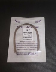 Dental Orthodontic Thermal Activated NITI Arch Wires Rectangular Natural Form