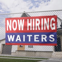 Now Hiring Waiters 13 oz Heavy Duty Vinyl Banner Waitress Waiter Jobs Available