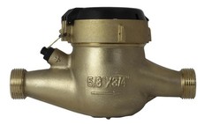 3/4” Water Meter: Lead Free Brass, NSF Certified, Multi-Jet, Gallons 3/4″
