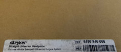 Stryker 5450-840-000 Sonopet Universal Straight Handpiece 25kHz Neuro Ortho