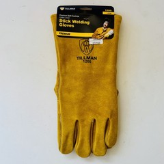 Tillman 1200 Stick Welding Gloves Large Split Cowhide Cotton Lined