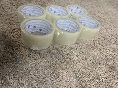 Intertape Clear Carton Sealing Packing Tape 2″ x 55 yds, 6 Rolls