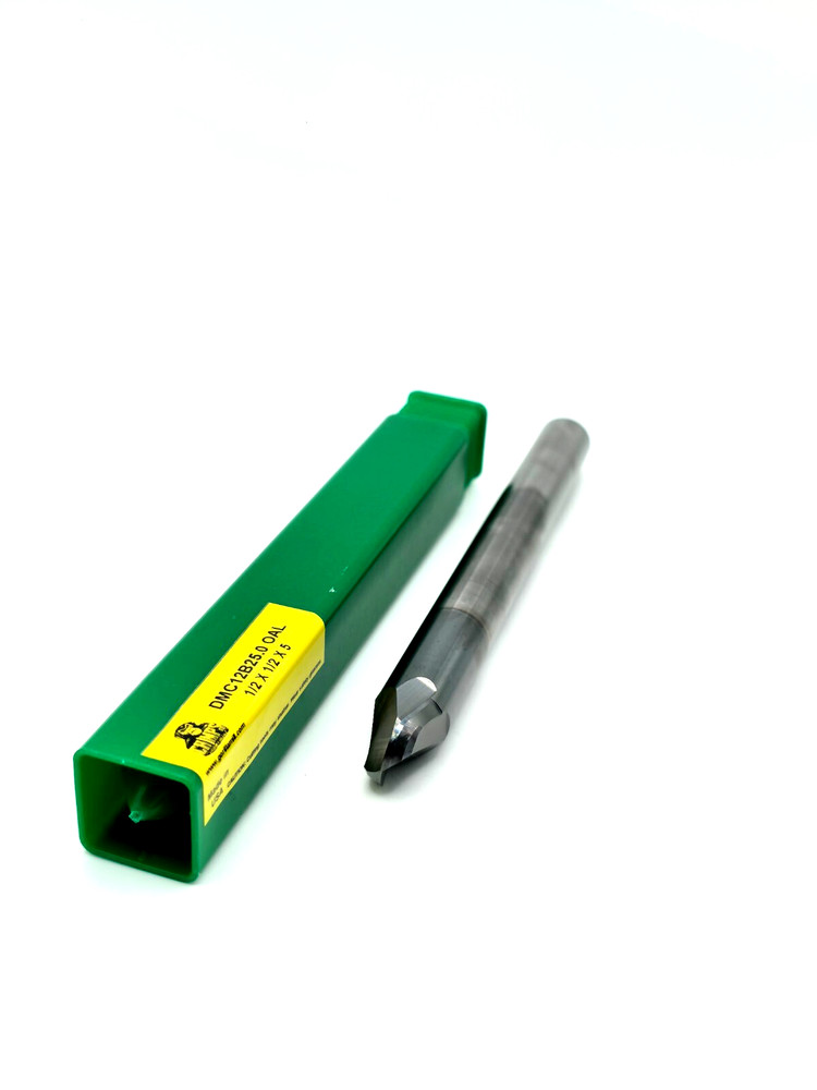 Gorilla Mill Chimps Ball Endmill 1/2″ Dia 1/2″ LOC 5″ OAL 2 Flute DMC12B25.0