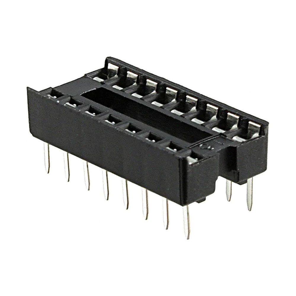 10 x 16-Pin DIP IC Socket – 0.3 inch Narrow – Through-Hole