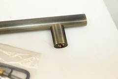 Signature Hardware SH552104AB Kyoto Back to Back Door Pull Brass, CTC 8″, Ant.Br