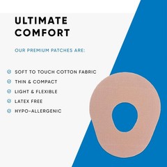 Flexd – G7 Adhesive Patches Waterproof for Dexcom – CGM – 2.5 x 1.5 cm