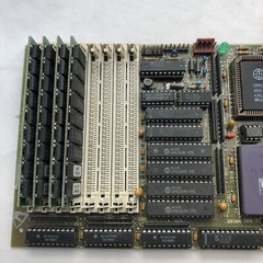 386 DX 25mhz SBC Single Board Computer Card w/ CPU & 4Mb 30-Pin Simm Ram & Cache