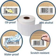 2×1 1300/Roll Direct Thermal Shipping Barcode Label Address Multipurpose Sticker