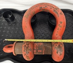Columbus McKinnon 43 Ton / 51mm Screw Pin Anchor Shackle Painted-Free Shipping