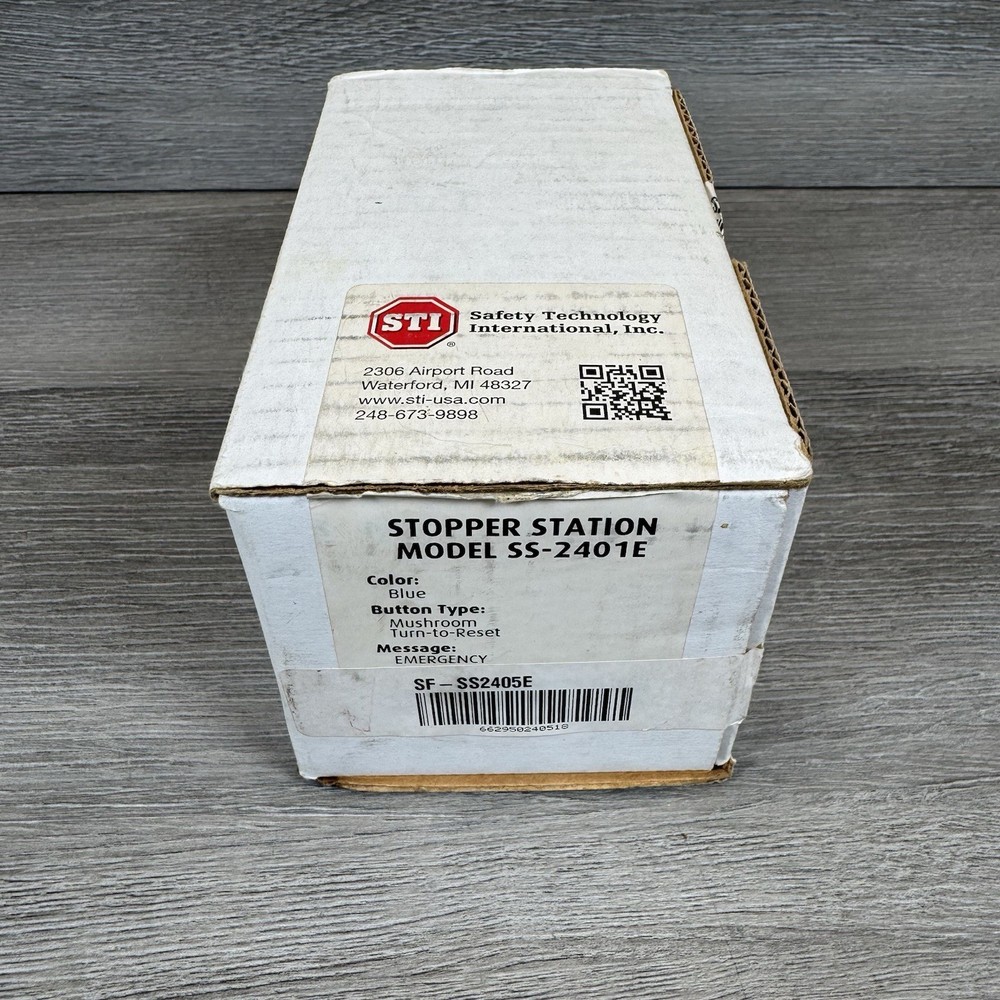 STI SS-2401E STOPPER Station Mushroom Turn To Reset