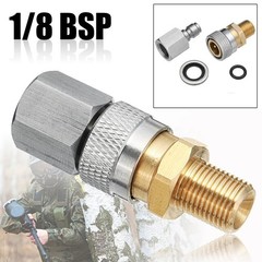 1/8 BSPP Female Thread Quick Coupler CNC Machined from Stainless Steel