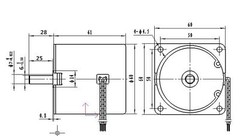 US Stock Synchronous Motor 60KTYZ AC 110V 60Hz 1 rpm/m CW/CCW 14W Gear Motor