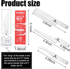 6 Pieces Hobby Saw Blades Replacement Mini Craft Blade Micro Knife Saw Blades wi