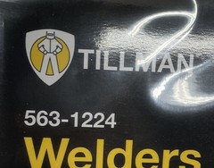 (Lot Of 3) Tillman 563-1224 1′ X 2′ Cowhide Split Leather Welders Kneeling Pad