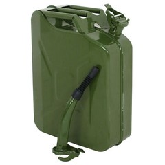 3PCS 5 Gal 20L Jerry Can Gas Gasoline Can Army Military Metal Steel Tank Backup
