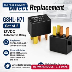 Relay G8HL-H71 (Set of 2), 39794-SDA-A03 39794-SDA-A05 12VDC Automotive Relay –