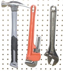 Plastic Black J & L Style Pegboard Hooks Kit – 200 Pack PEGBOARD NOT INCLUDED