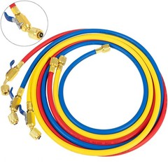 29986 Plus II 1/4″ Hose &Compact Ball Valve End Refrigerant Charging Hose 72″