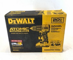 DeWalt Atomic 20V 1/2 in Hammer Drill W/ 3 Ah Battery & Charger Model DCD799L1