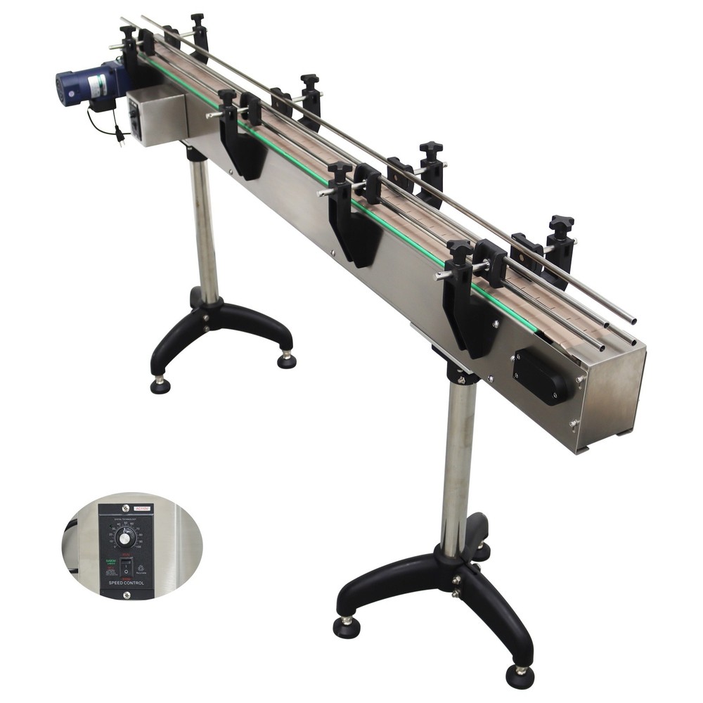 73.6″ Length Assembly Line Conveyor Belt Chain Plate Conveyor5.9″ Width Conveyor