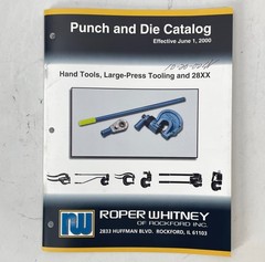 KEYHOLE PUNCH & DIE SET, 5/8″ high keyhole, Roper-Whitney, 1990’s