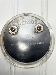 Vintage Western Electric Amperes DC Panel Meter KS-14507-L18 Lucite Case