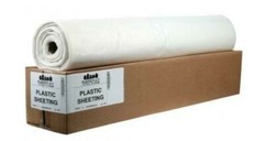 Plasticplace Clear Wide Plastic Sheeting, 6 Mil, 1 Roll / case