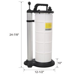 9L Oil Extractor Pump-Hand Powered Fluid Changer for Engine,Transmission&Coolant