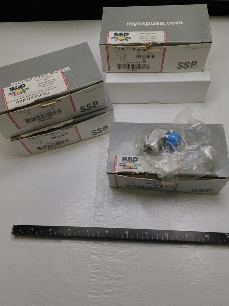 SSP 1/4″ Mnpt x 1/4″ Fnpt 90 Street Elbow 316ss Swagelok Ref Ss-4-rse-4 36 Qty