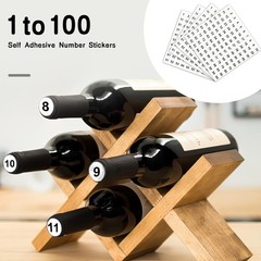 Number Stickers, Number Stickers 1-100, 2500 PCS Vinyl Consecutive Number 25