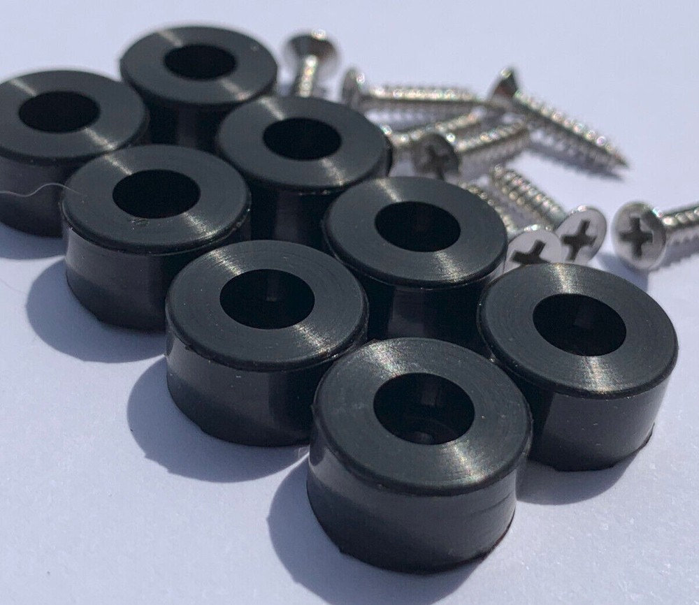1/2″ DIA Silicone Rubber Bumpers Black White Clear Brown Stainless HIGH QUALITY