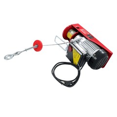 Electric Hoist 880lbs Crane Winch with Wireless Remote Control 850W 110V