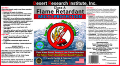 Flame Retardant Spray Class A for Fabric, Wood & Plant Based Products – 1 Quart
