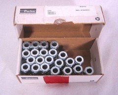 1bx 24ea Parker Chromium-6 Free 6-6 HBZ-S 3/8 In CS Compression ASTM A108 Union