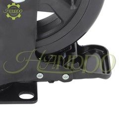4 Pcs 6-Inch Polyurethane Casters With Brake Included 2 × Hardware Kits Black