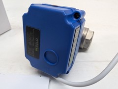 U.S. Solid Motorized Ball Valve 1/2in Full Port 9-24V AC/DC Auto Return SS
