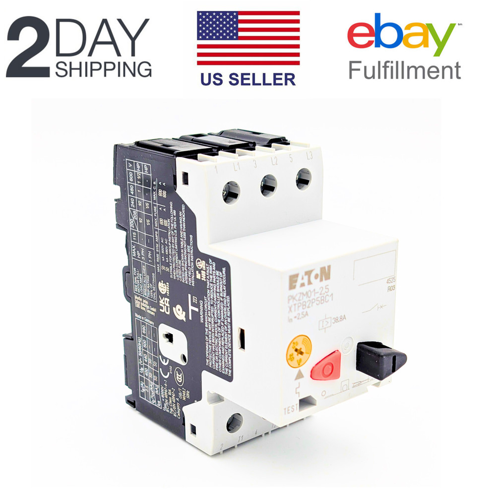 EATON Thermal Magnetic Circuit Breaker Motor Protect PKZM01-2.5 US in Stock New