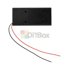 3.7V 2 x18650 Battery Holder Box Storage Case Parallel Battery Holder With Cable