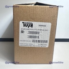 2K Spray Max Urethane Acrylic Filler Primer Paint Gray 3680036 6 Pack New NIB
