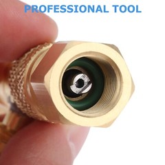 HVAC Tool AC Schrader Valve Core Remover Dual Size 1/4 and 5/16 Port Installer