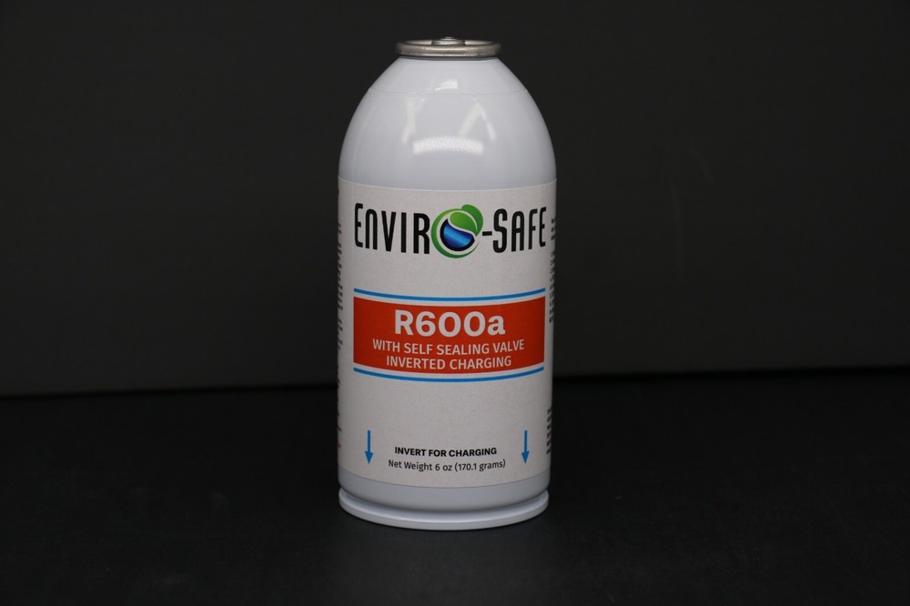 Enviro-Safe R-600a Refrigerant with 7/16″ Self Sealing K28 6 oz Case/2 #8070