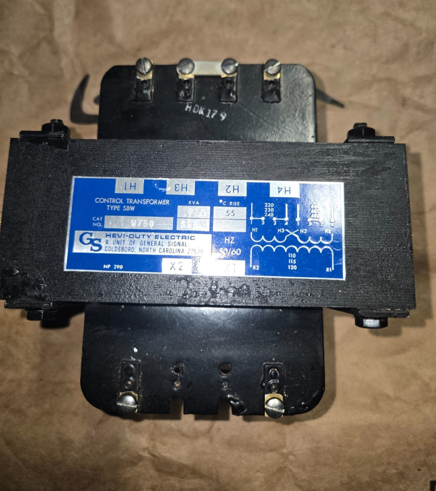 General Signal W750 Control Transformer 750 KVA Ser A SBW