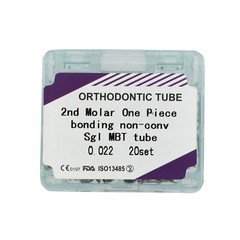20 Sets Orthodontic Molar Bracket Buccal Tubes Roth MBT 022 1st 2nd ortodoncia