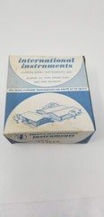INTERNATIONAL INSTRUMENTS Model 1136 Edgewise Meter, DC 200uA, Zero-Center New