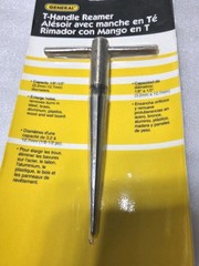 General No. 130 T-Handle Reamer 1/8″ – 1/2″ Capacity 5-3/4″ OAL Tapered N£W