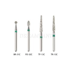 Dental Diamond Burs F High Speed Handpiece Friction Grip 5Pc/Box